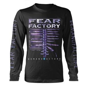 Fear Factory Unisex Adult Demanufacture Classic Long-Sleeved T-Shirt / Black